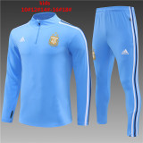 Kids Argentina Training Suit Blue 2024
