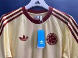 Mens Adidas Originals Colombia OG Jersey 3 Stripes  Pure Cotton Shirt 2024 - Match