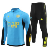 Mens Arsenal Training Suit Blue 2023/24