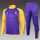 Kids Real Madrid Training Suit Purple 2023/24