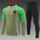 Kids Atletico Madrid Training Suit Army Green 2023/24