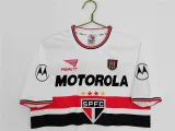 Mens Sao Paulo FC Retro Home Jersey 2000 - Crew Neck