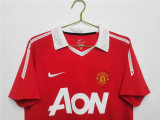 Mens Manchester United Retro Home Jersey 2010/11