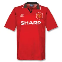 Mens Manchester United Retro Home Jersey 1994/95