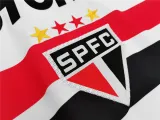 Mens Sao Paulo FC Retro Home Jersey 2000 - Crew Neck