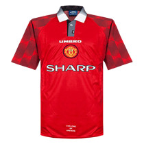 Mens Manchester United Retro Home Jersey 1996/97