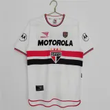 Mens Sao Paulo FC Retro Home Jersey 2000 - Crew Neck