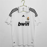 Mens Real Madrid Retro Home Jersey 2008/09