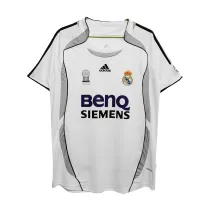 Mens Real Madrid Retro Home Jersey 2006/07