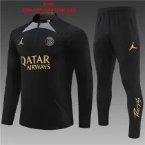 Kids PSG x Jordan Training Suit Black 2023/24