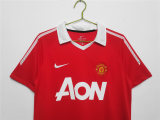 Mens Manchester United Retro Home Jersey 2010/11