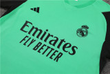 Mens Real Madrid Short Training Suit Green 2023/24