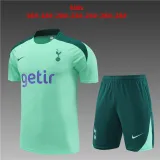 Kids Tottenham Hotspur Short Training Suit Light Green 2024/25