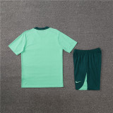 Kids Tottenham Hotspur Short Training Suit Light Green 2024/25