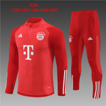 Kids Bayern Munich Training Suit Red 2024/25