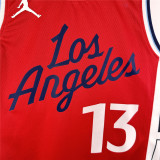 Mens Los Angeles Clippers Jordan Red 2024 Swingman Jersey