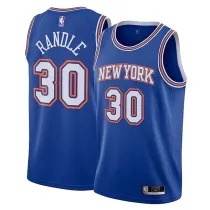 Mens New York Knicks Jordan Blue 2024 Swingman Jersey - Statement Edition