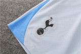 Mens Tottenham Hotspur Short Training Suit Light Grey 2024/25