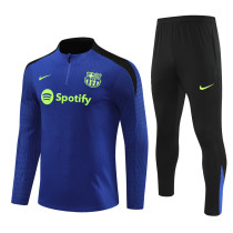 Mens Barcelona Training Suit Blue 2024/25