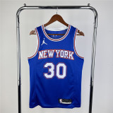 Mens New York Knicks Jordan Blue 2024 Swingman Jersey - Statement Edition