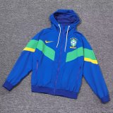 Mens Brazil All Weather Windrunner Jacket Blue 2024