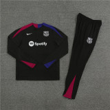 Mens Barcelona Training Suit Black 2024/25