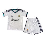 Kids Retro Real Madrid Home Jersey 2012/13