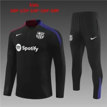 Kids Barcelona Training Suit Black 2024/25