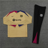 Kids Barcelona Training Suit Gold 2024/25