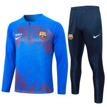 Mens Barcelona Training Suit Sky Blue 2024/25
