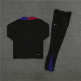 Mens Barcelona Training Suit Black 2024/25