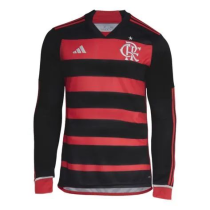 Mens Flamengo Home Jersey Long Sleeve 2024/25