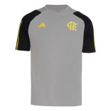Mens Flamengo Short Training Light Grey Jersey 2024/25