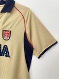 Mens Arsenal Retro Away Jersey  2001/02