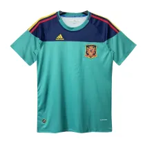 Mens Spain Retro Goalkeeper Green Jersey 2010