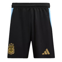 Mens Argentina Home Black Shorts 2024