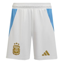 Mens Argentina Home White Shorts 2024