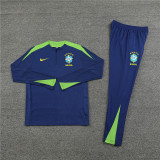 Kids Brazil Training Suit Royal 2024