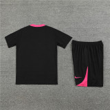 Kids Chelsea Short Training Suit Black 2024/25