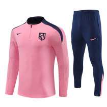 Mens Atletico Madrid Training Suit Pink 2024/25