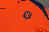 Mens Netherlands Training Suit Orange 2024