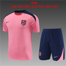 Kids Atletico Madrid Short Training Suit Pink 2024/25