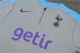 Mens Tottenham Hotspur Training Suit Light Grey 2024/25