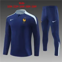 Kids France Training Suit Royal 2024