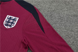 Mens England Training Suit Burgundy 2024