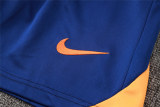 Mens Netherlands Short Training Suit Blue 2024