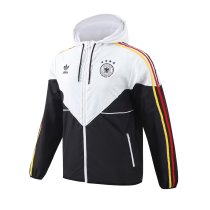 Mens Germany All Weather Windrunner Jacket White-Black 2024