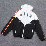 Mens Germany All Weather Windrunner Jacket White-Black 2024