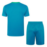 Mens Portugal Short Training Suit Aqua 2024