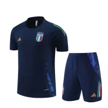 Mens Italy Short Training Suit Royal 2024